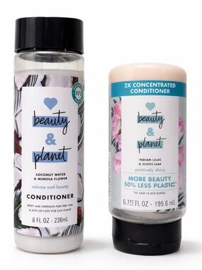 Love Beauty & Planet Conditioner Bundle Coconut Water + Indian Lilac Duo | NEW